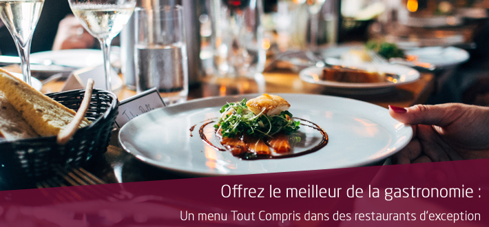 Cadeau invitation restaurant