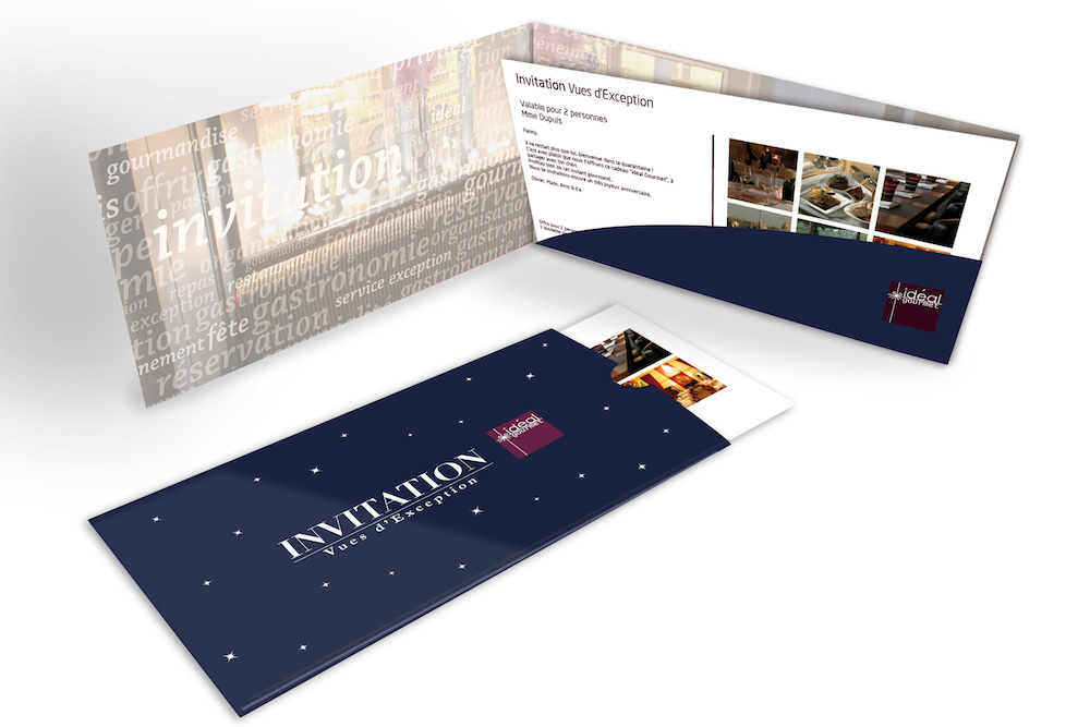 Cadeau invitation restaurant vues-exception